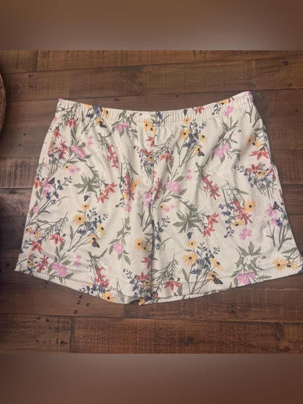 ROOTS Floral Athletic Shorts Multicolor Blooms
